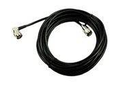 Hotový kábel, 10m drôt RG58, priame/uhlové zástrčky UC1