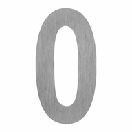 Číslo 0 vyrobené z plastu 180 mm striebra Číslo 0 vyrobené z plastu 180 mm striebra