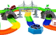 Kreatívna AUTODRÁHA pre deti Auto Auto Prekážky Mosty Tunel