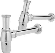 Sifón na umývadlo, bidet, fľaškový chróm, polosifón Sifón na umývadlo, bidet, fľaškový chróm, polosifón