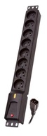 Lestar LZRM 810 BW G-A K.CZ 3M IEC320 napájací pásik (8 x UTE; 10 A; Lestar LZRM 810 BW G-A K.CZ 3M IEC320 napájací pásik (8 x UTE; 10 A;