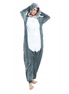 SHARK GRY ONESIE PYŽAMOVÝ KOSTÝM KIGURUMI JEDNORÁZOVÉ XL SHARK GRY ONESIE PYŽAMOVÝ KOSTÝM KIGURUMI JEDNORÁZOVÉ XL