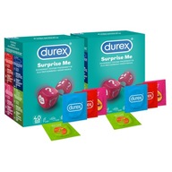 2 x Durex Surprise sada kondómov 40 ks.