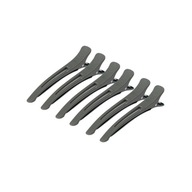 Spony kadernícke E-12B, 6 ks, 11,5 cm, šedá Spony kadernícke E-12B, 6 ks, 11,5 cm, šedá