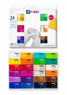 Súprava hmoty FIMO SOFT, Základné farby 24x25g Staedtler Súprava hmoty FIMO SOFT, Základné farby 24x25g Staedtler