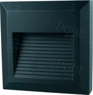 Schodiskové svietidlo LED svietidlo 2,5W PORTO S 4000k čierne Schodiskové svietidlo LED svietidlo 2,5W PORTO S 4000k čierne