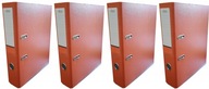 Silný ekonomický kancelársky zakladač Oficio A4 75 mm oranžový x 4 ks Silný ekonomický kancelársky zakladač Oficio A4 75 mm oranžový x 4 ks