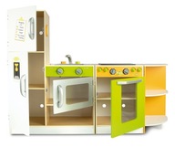 Skvelá drevená kuchynka pre deti Flex 3 moduly