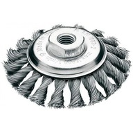 Kónická kefa, oceľ 115x12mm, plisovaný drôt 0,5mm L Kónická kefa, oceľ 115x12mm, plisovaný drôt 0,5mm L