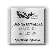 Náhrobná doska 59x59 PRIPRAVENÁ NA NALEPENIE Náhrobná doska 59x59 PRIPRAVENÁ NA NALEPENIE