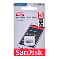 SANDISK ULTRA microSDXC 256 GB 100 MB/s A1 CL10 UHS-I SANDISK ULTRA microSDXC 256 GB 100 MB/s A1 CL10 UHS-I