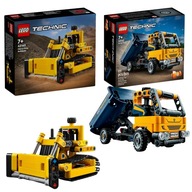 LEGO Technic sklápač 42147 A 42163 Buldozér Buldozér na stavebnú hru LEGO Technic sklápač 42147 A 42163 Buldozér Buldozér na stavebnú hru