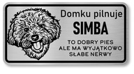 Pozor znamenie psa Bišonka Pozor znamenie psa Bišonka