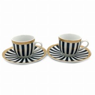 Sada šálok na espresso Serko Bogucice Paski Sada šálok na espresso Serko Bogucice Paski