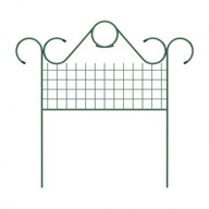 Ozdobný kovový záhradný plot 70 x 90 cm