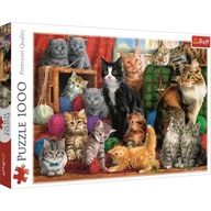 PUZZLE 1000 EL - Cat meeting, CREFL 10555 PUZZLE 1000 EL - Cat meeting, CREFL 10555