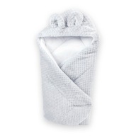 Jemná, mäkká deka s kapucňou, Soft Grey Jemná, mäkká deka s kapucňou, Soft Grey