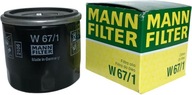 MANN W67/1 OLEJOVÝ FILTER MAZDA, NISSAN QASHQAI MANN W67/1 OLEJOVÝ FILTER MAZDA, NISSAN QASHQAI