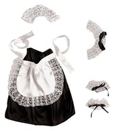Súprava pre chyžnú Sexy Čelenka Choker Manžety Sukňa Zástera Súprava pre chyžnú Sexy Čelenka Choker Manžety Sukňa Zástera