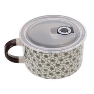 Instant Noodle Cup Keramická miska s vekom Instant Noodle Cup Keramická miska s vekom
