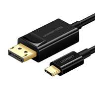UGREEN Display Port kábel USB-C 1,5 m čierny