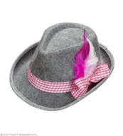 BAVORSKÝ KLOBÚK FEDORA FELT RUŽOVÝ OKTOBERFEST BAVORSKÝ KLOBÚK FEDORA FELT RUŽOVÝ OKTOBERFEST