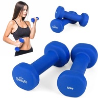 NEOPRENE DUMBS FITNESS DUMBS 2X1,5KG QUEENFIT NEOPRENE DUMBS FITNESS DUMBS 2X1,5KG QUEENFIT