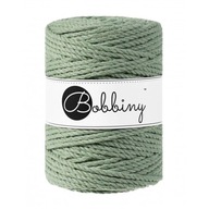 Paličkovaná makramé struna 5mm 3PLY Sage Paličkovaná makramé struna 5mm 3PLY Sage