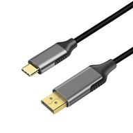 Kábel USB-C na DisplayPort 1.2 UHD 4K 60Hz 1.8M Kábel USB-C na DisplayPort 1.2 UHD 4K 60Hz 1.8M