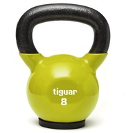 Vinyl činka kettlebell 8 kg tiguar (olivový) Vinyl činka kettlebell 8 kg tiguar (olivový)