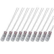 Žiarovka T3 3 mm 12V biela x 10 Žiarovka T3 3 mm 12V biela x 10