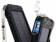 Powerbanka 20000mAh solárna batéria + zapaľovač cigariet
