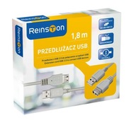 Predlžovací kábel USB-A 2.0 1,8m Reinston EKK03 Predlžovací kábel USB-A 2.0 1,8m Reinston EKK03