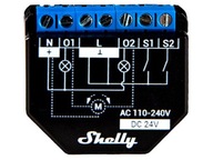 Inteligentný spínač SHELLY Plus 2PM Inteligentný spínač SHELLY Plus 2PM