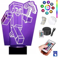 Stolná lampa Minecraft Epic 16col LED PLEXIDO Stolná lampa Minecraft Epic 16col LED PLEXIDO