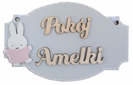Plaketa s menom dieťaťa na zavesenie Plaketa s menom dieťaťa na zavesenie