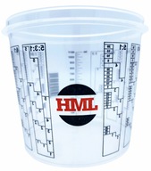 HRNEK NA FARBU 1400ML S ODSTUPŇOVANÍM HML 100 KS HRNEK NA FARBU 1400ML S ODSTUPŇOVANÍM HML 100 KS
