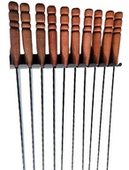 VIDLIČKOVÉ TYČKY NA GRIL OHNIŠŤ 120cm x10+ VEŠIAK VIDLIČKOVÉ TYČKY NA GRIL OHNIŠŤ 120cm x10+ VEŠIAK