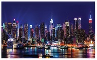 Fototapeta NEW YORK AT NIGHT Cityscape 208x146