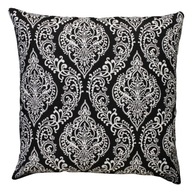 OBJAL NA VANKÚŠ pre Jasiek 40x40 čierna biela ORNAMENT dekoračná obliečka na vankúš OBJAL NA VANKÚŠ pre Jasiek 40x40 čierna biela ORNAMENT dekoračná obliečka na vankúš