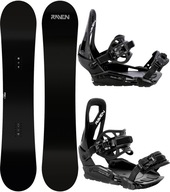 Snowboard RAVEN Pure Black 157cm + Viazanie