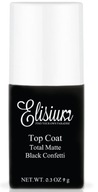 ELISIUM TOP COAT TOTAL MATT BLACK KONFETTI MATTE ELISIUM TOP COAT TOTAL MATT BLACK KONFETTI MATTE