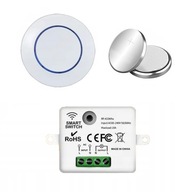 Spínací reléový rádiový ovládač RF433MHz plus spínač Spínací reléový rádiový ovládač RF433MHz plus spínač