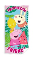 PEPPA PIG LARGE Detská osuška do vane plážová 70 x 140 cm PEPPA PIG LARGE Detská osuška do vane plážová 70 x 140 cm