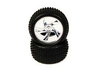 Pneumatické kolesá a Chrome Truggy Wheel RC 2 PCS Pneumatické kolesá a Chrome Truggy Wheel RC 2 PCS