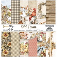 Sada papierov 30x30 - Scrapboys - Stará farma Sada papierov 30x30 - Scrapboys - Stará farma