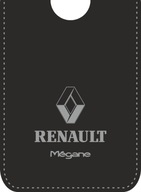 RENAULT MEGANE čierne kožené puzdro na karty RENAULT MEGANE čierne kožené puzdro na karty