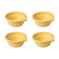4 ks PEPPRIG Miska na umývanie - skladacia/žltá 27 cm 4 ks PEPPRIG Miska na umývanie - skladacia/žltá 27 cm