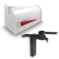 USA MAIL biela krabička s rúčkou USA MAIL biela krabička s rúčkou
