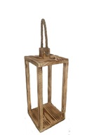 Lucerna na drevo, DREVENÁ, 39 cm H Lucerna na drevo, DREVENÁ, 39 cm H